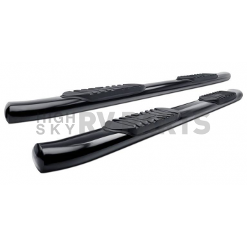 Black Horse Offroad Nerf Bar 5 Inch Steel Oval - 9BDG19BKBN