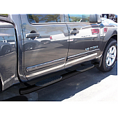 Black Horse Offroad Nerf Bar 5 Inch Steel Oval - 9NITIABN