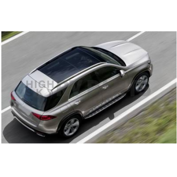 Black Horse Offroad Running Board Aluminum Stationary Polished - RMW167-3