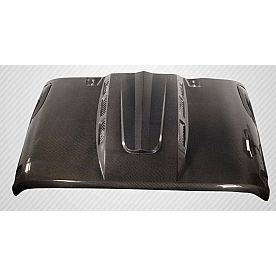 Carbon Creations Hood - Avenger Black Carbon Fiber - 115894