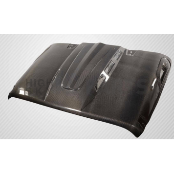 Carbon Creations Hood - Avenger Black Carbon Fiber - 115894-5