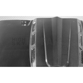 Carbon Creations Hood - Avenger Black Carbon Fiber - 115894-4