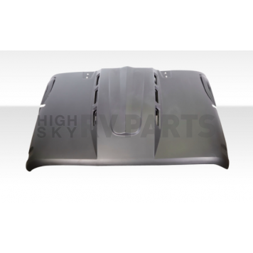 Carbon Creations Hood - AVG Black Fiberglass Reinforced Plastic - 115893