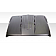 Carbon Creations Hood - AVG Black Fiberglass Reinforced Plastic - 115893