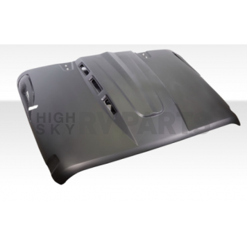Carbon Creations Hood - AVG Black Fiberglass Reinforced Plastic - 115893-6