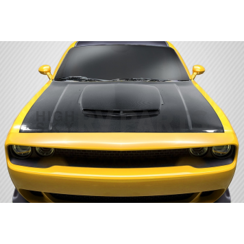 Carbon Creations Hood - Black Carbon Fiber - 115127-1