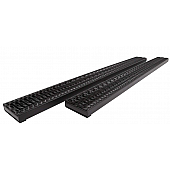 Dee Zee Running Board Black Powder Coated Steel Stationary - DZ15329