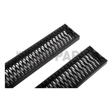 Dee Zee Running Board Black Powder Coated Steel Stationary - DZ15329-1