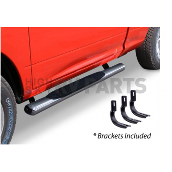 Go Rhino Nerf Bar 4 Inch Stainless Steel Oval - 684409952P-1