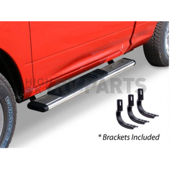 Go Rhino Nerf Bar 5 Inch Stainless Steel Oval - 685404552P-1