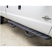 Go Rhino Running Board Black Textured Steel Stationary - 6303688020