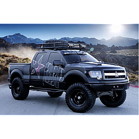 RBP (Rolling Big Power) Nerf Bar 3 Inch Black Textured Steel - F1596CCRX3