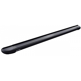 Romik USA Running Board Black Anodized Aluminum Stationary - 20072419