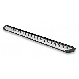 Romik USA Running Board Polished Aluminum Stationary - 32386418