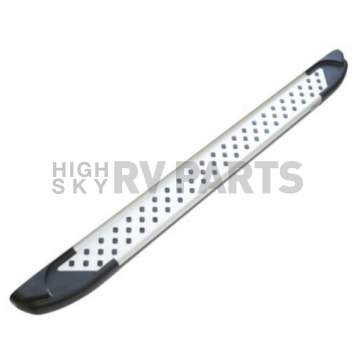 Romik USA Running Board Silver Aluminum Stationary - 61816418