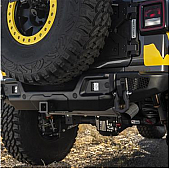 Smittybilt Nerf Bar 1-1/2 Inch Black Powder Coated Steel - 77733