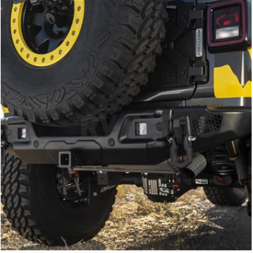 Smittybilt Nerf Bar 1-1/2 Inch Black Powder Coated Steel - 77733