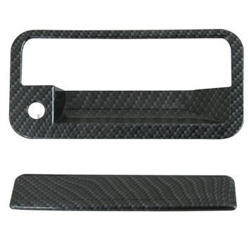Paramount Automotive Tailgate Handle Cover - ABS Plastic Carbon Fiber - 640102CF