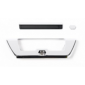 Putco Tailgate Handle Cover - ABS Plastic Silver - 401068