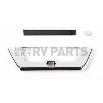 Putco Tailgate Handle Cover - ABS Plastic Silver - 401068