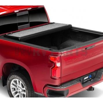 ARE Truck Caps Tonneau Cover Hard Folding Flame Red Aluminum - AR32006L-PR4