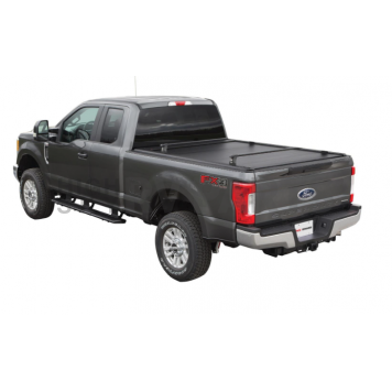 Pace Edwards Tonneau Cover Hard Manual Retractable Black Matte Powder Coated Aluminum - KMC0303-1