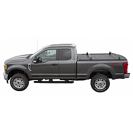 Pace Edwards Tonneau Cover Hard Manual Retractable Black Matte Powder Coated Aluminum - KMC0303