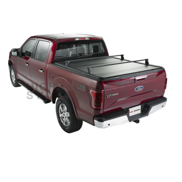 Pace Edwards Tonneau Cover Hard Manual Retractable Black Matte Powder Coated Aluminum - KMC0303-3