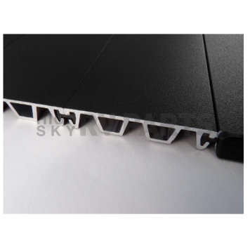 Pace Edwards Tonneau Cover Hard Manual Retractable Black Matte Powder Coated Aluminum - KMC0303-5