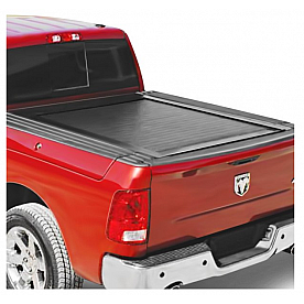 Retrax Tonneau Cover Hard Manual Retractable Black Matte Aluminum - 81234