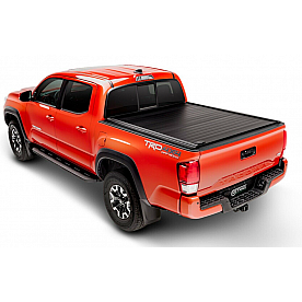 Retrax Tonneau Cover Hard Manual Retractable Black Matte Powder Coated Aluminum - 81812