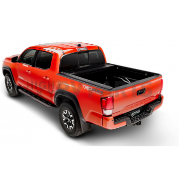 Retrax Tonneau Cover Hard Manual Retractable Black Matte Powder Coated Aluminum - 81812-3