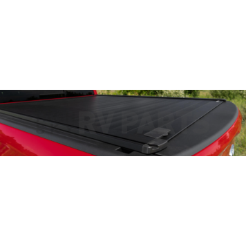Retrax Tonneau Cover Soft Manual Retractable Black Matte Aluminum - T80223-1