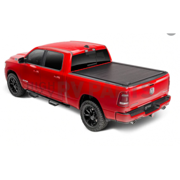 Retrax Tonneau Cover Soft Manual Retractable Black Matte Aluminum - T80223