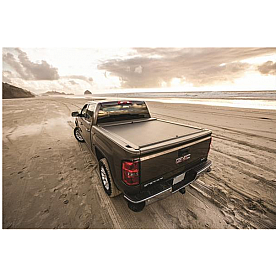 Roll-N-Lock Tonneau Cover Hard Manual Retractable Black Powder Coated Aluminum - BT220A
