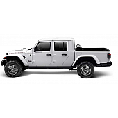 Rugged Ridge Tonneau Cover Soft Roll-Up Black Aluminum/ Vinyl - 1355031