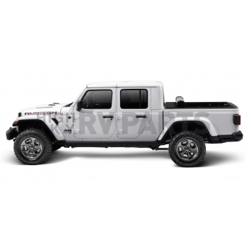 Rugged Ridge Tonneau Cover Soft Roll-Up Black Aluminum/ Vinyl - 1355031-1