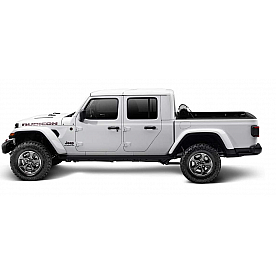 Rugged Ridge Tonneau Cover Soft Roll-Up Black Aluminum/ Vinyl - 1355031