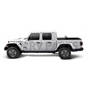 Rugged Ridge Tonneau Cover Soft Roll-Up Black Aluminum/ Vinyl - 1355031-2