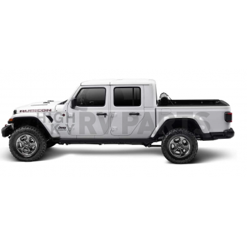 Rugged Ridge Tonneau Cover Soft Roll-Up Black Aluminum/ Vinyl - 1355031