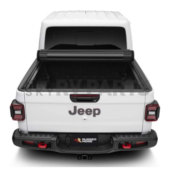 Rugged Ridge Tonneau Cover Soft Roll-Up Black Aluminum/ Vinyl - 1355031-5