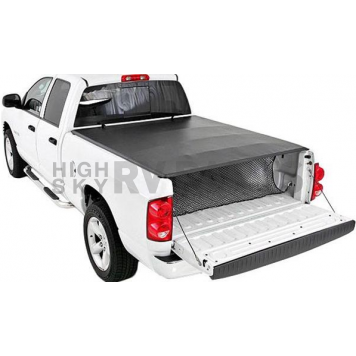 Smittybilt Tonneau Cover Hard Folding Black Matte Vinyl - 2670011