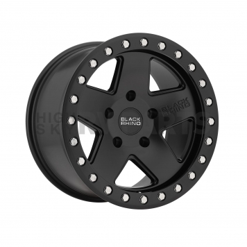 Black Rhino Wheel Crawler - 18 x 9.5 Black - 1895CRL126140M12