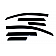 Auto Ventshade (AVS) Rainguard - Dark Smoke Acrylic Set Of 6 - 896011