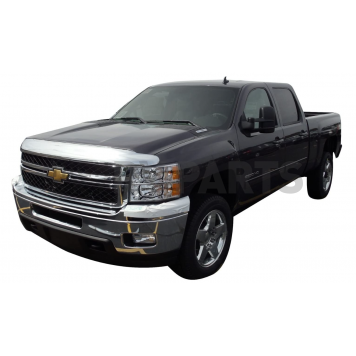 Auto Ventshade Bug Shield - ABS Thermoplastic Chrome Plated - 680102-1