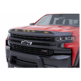 Auto Ventshade Bug Shield - Thermoplastic Olefin (TPO) Silver Metallic - 753168GAN