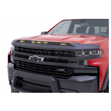 Auto Ventshade Bug Shield - Thermoplastic Olefin (TPO) Silver Metallic - 753168GAN