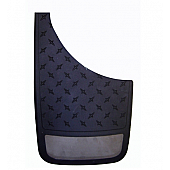 Hopkins MFG Mud Flap - Black Set Of 2 - 3105