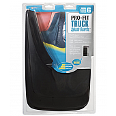 Hopkins MFG Mud Flap - Black Set Of 2 - 6416