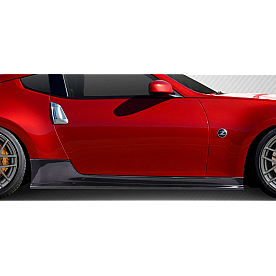 Carbon Creations Side Skirt - Gloss Carbon Fiber Black Set of 2 - 115559